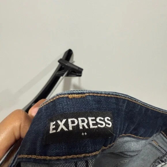 Express Dark Blue Denim Jeans - Picture 2 of 5